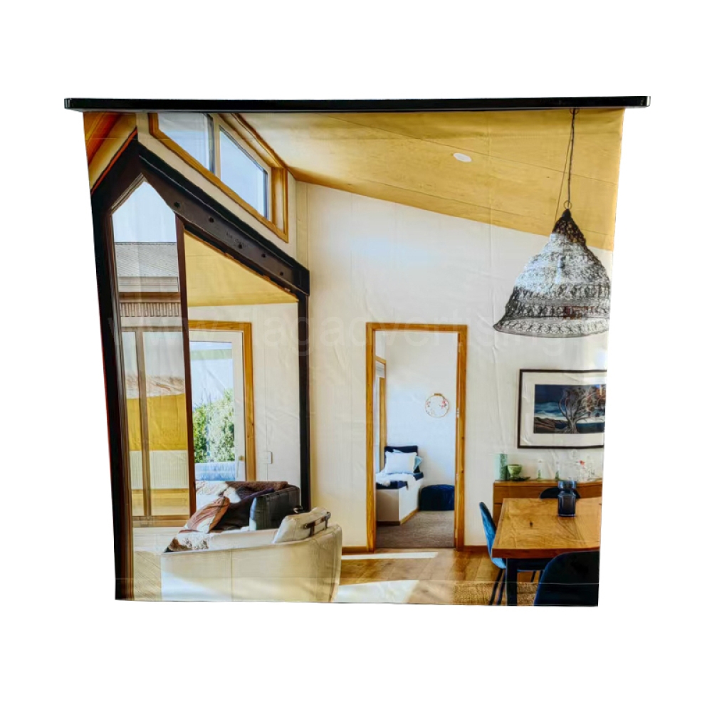 Portable Foldable Trade Show Counter – Lightweight Pop Up Promotion Table for Exhibitions and Events