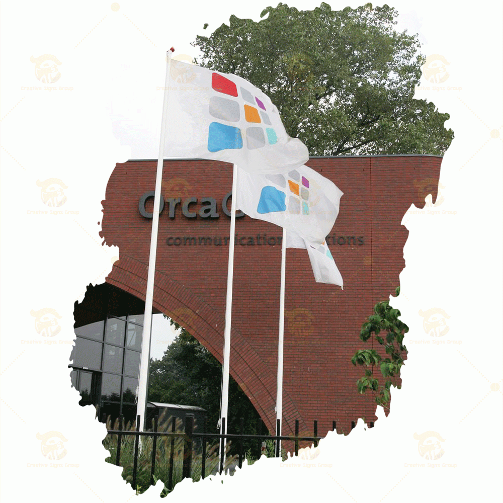 External Type Flagpole – Classic External Halyard System for Outdoor Flag Display