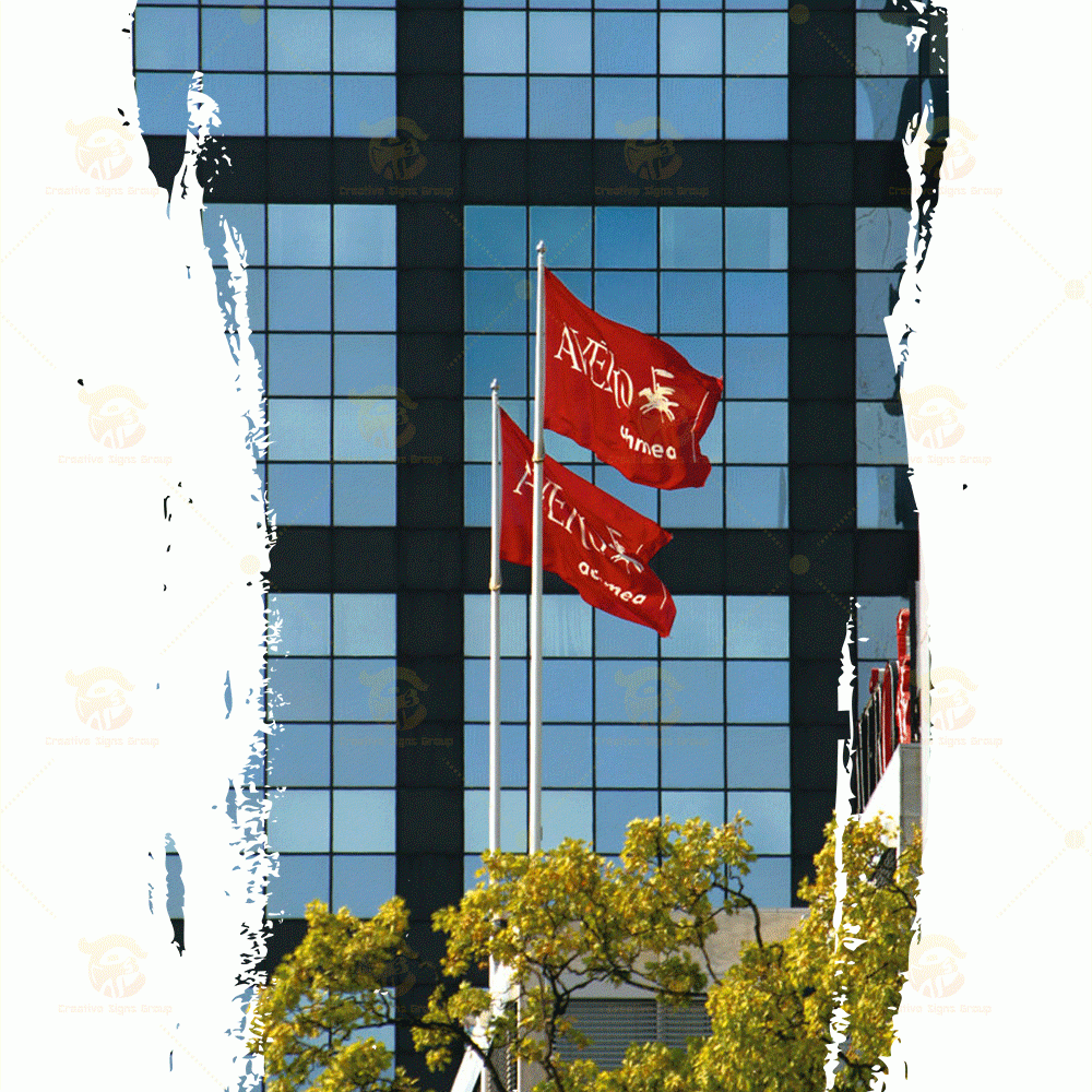 Halvard Internal Type Flagpole – Secure Internal Halyard System for Modern Flag Display