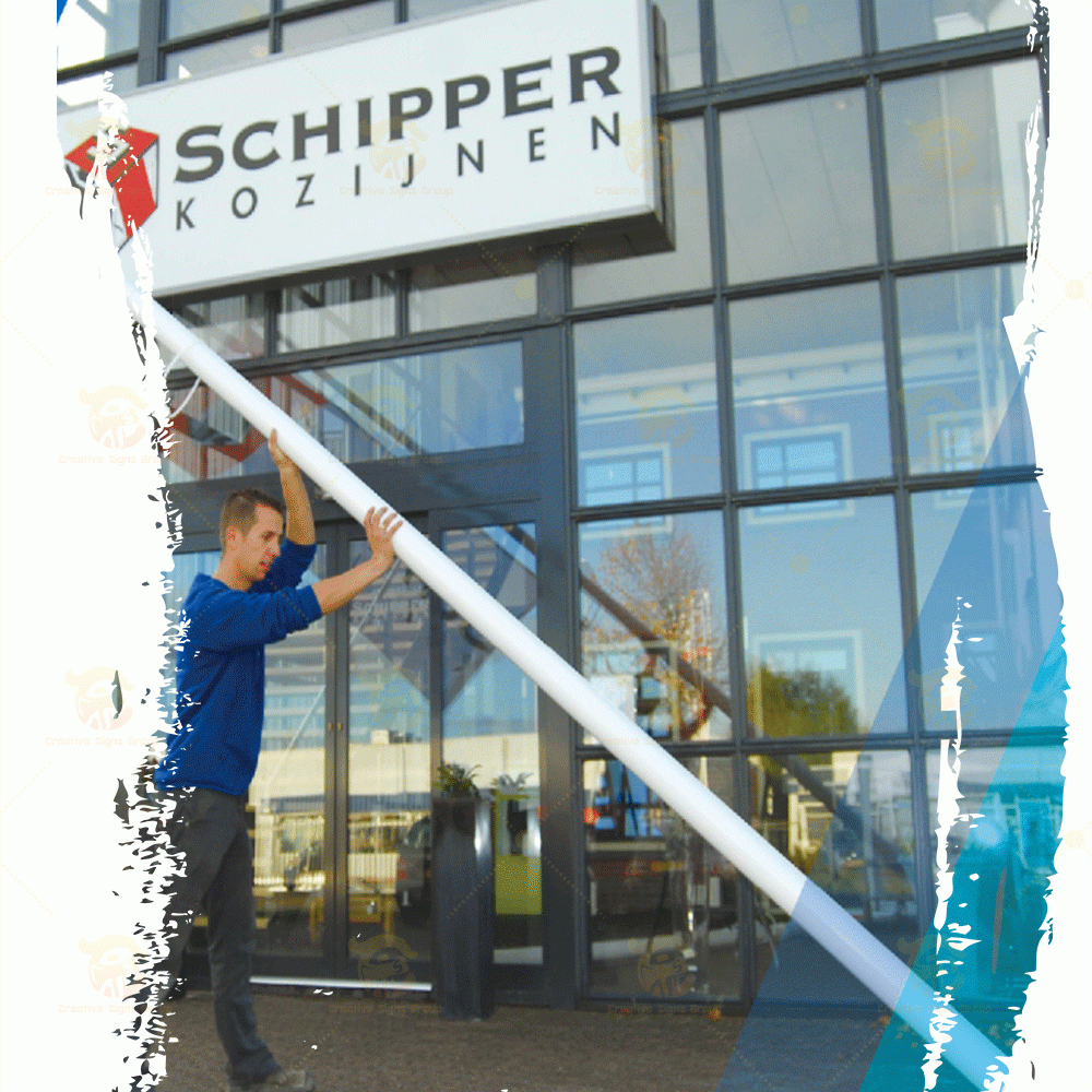 Glass Fiber Flagpole – Strong, Lightweight & Built for Harsh