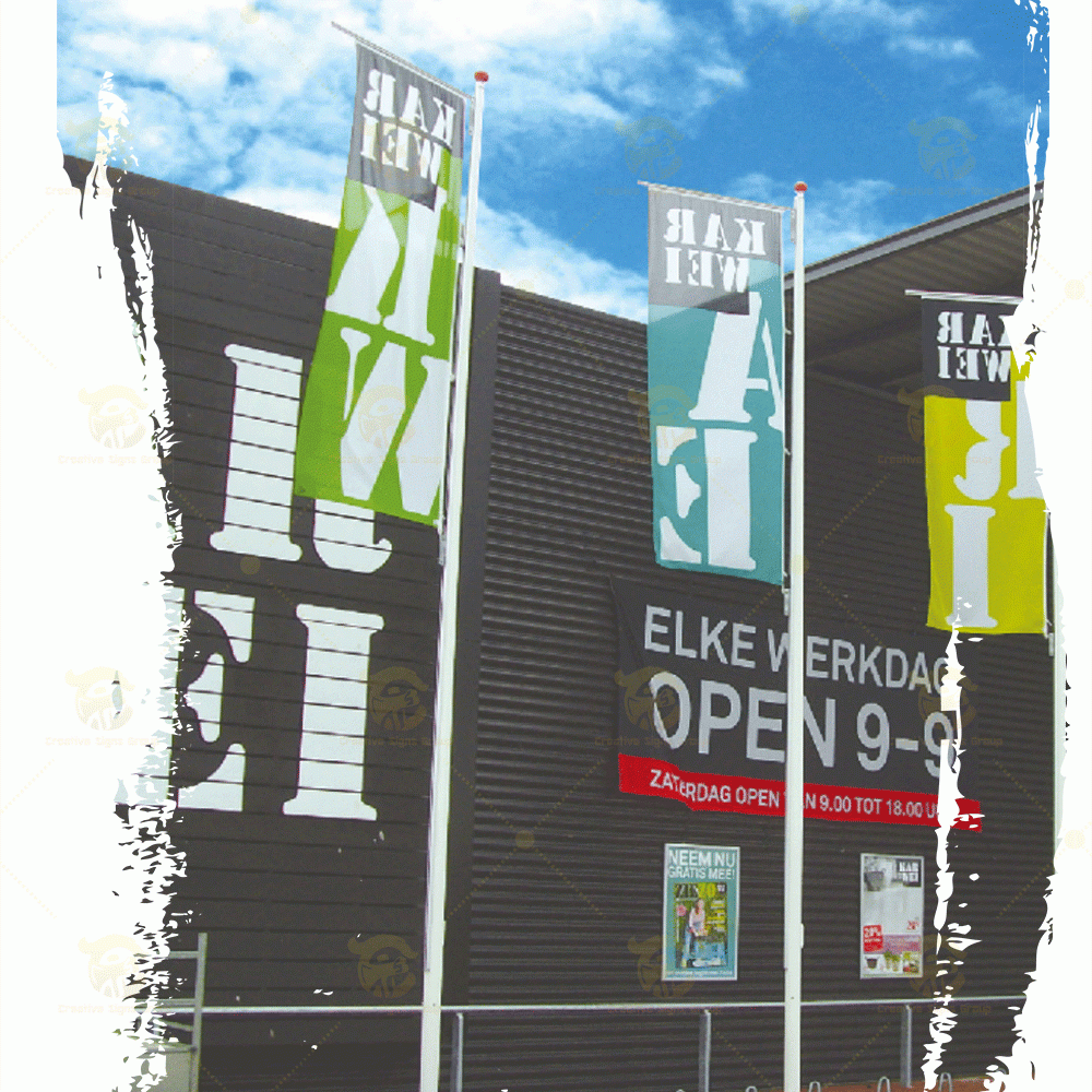 Glass Fiber Flagpole – Strong, Lightweight & Built for Harsh