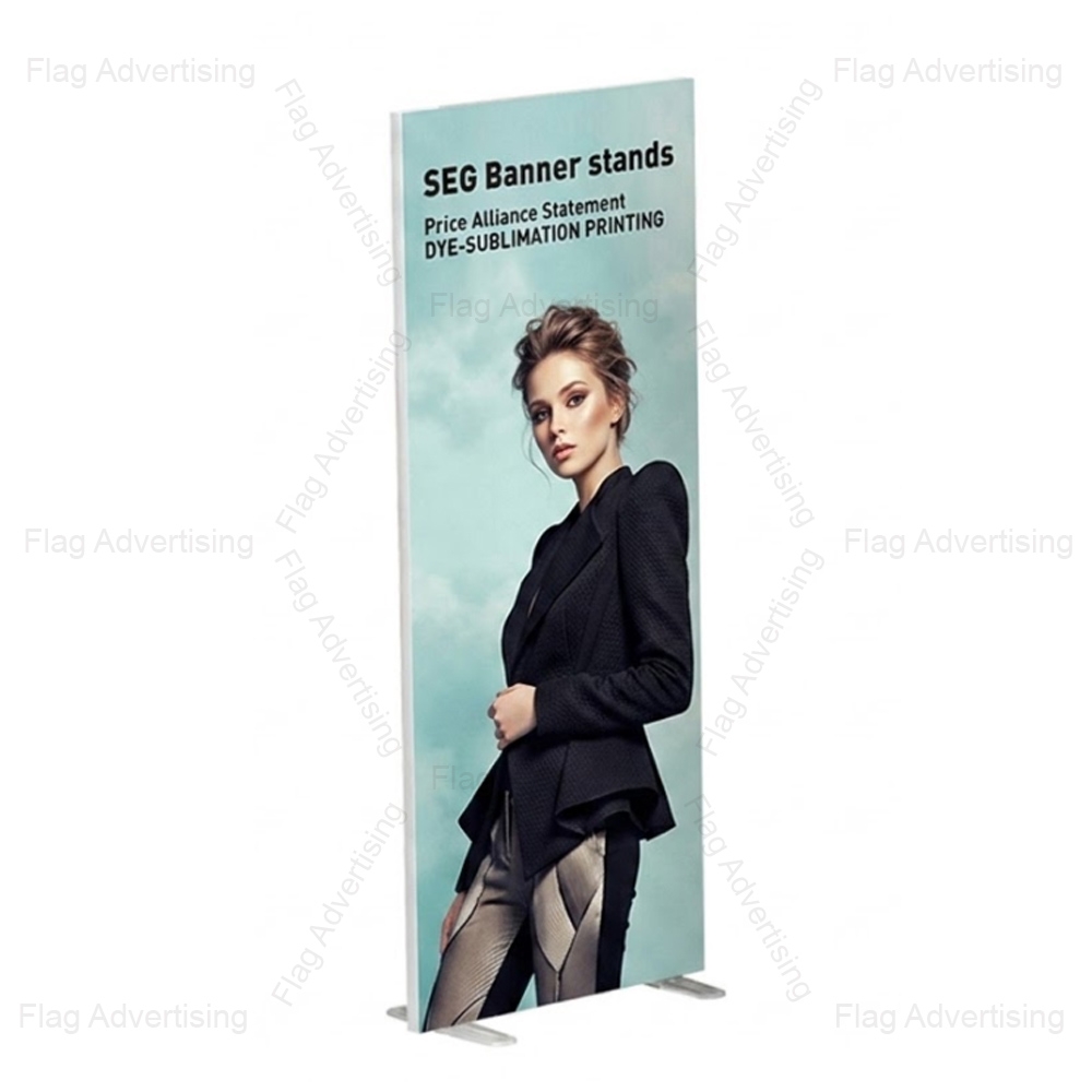 Ultra Slim 40mm Wrinkle free SEG Banner Stand