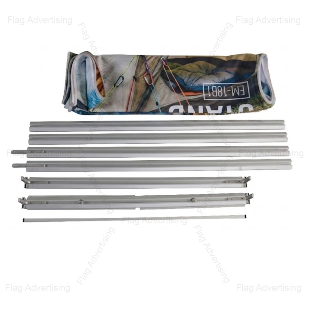 Ultra Slim 40mm Wrinkle free SEG Banner Stand