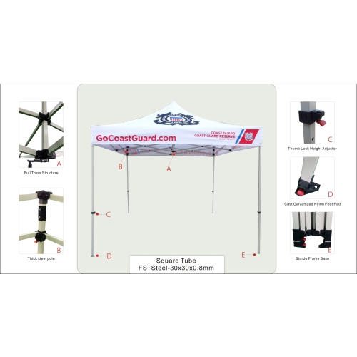 FS Series-30x30mm Square frame-Steel