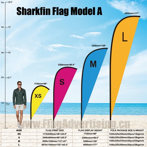 Sharkfin Flag Model A