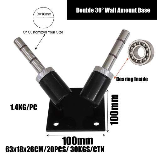 Double 30° Wall Amount Base